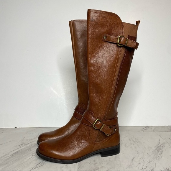 New! Naturalizer June Brown Knee High Riding Boot 6M - Picture 15 of 15